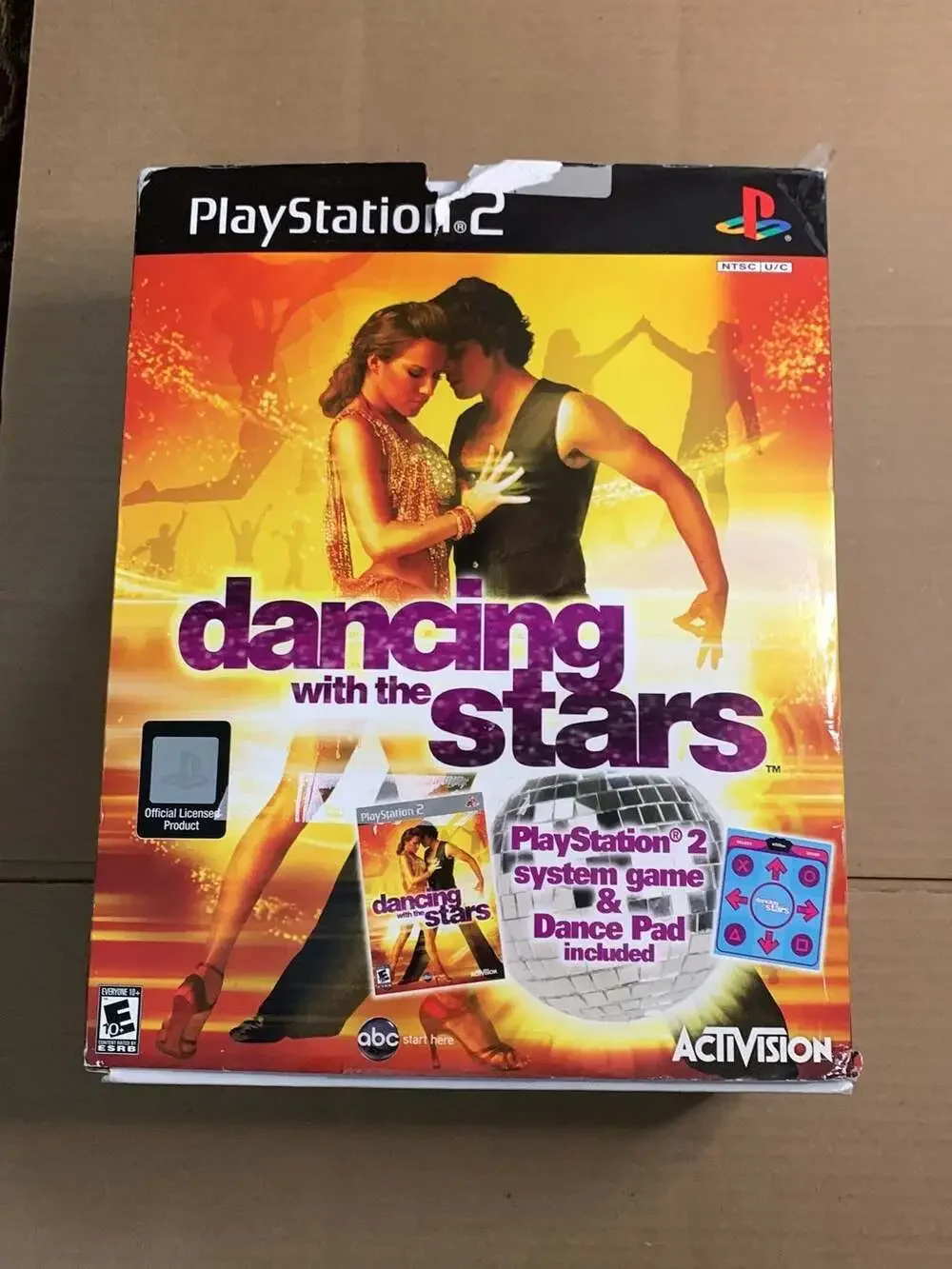 PS2  Dancing With The Stars Game And Pad Box